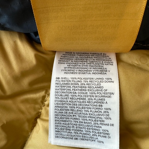 The North Face Women’s 71 Sierra Down Cropped Jacket in Shady Blue Size Small - Picture 8 of 12